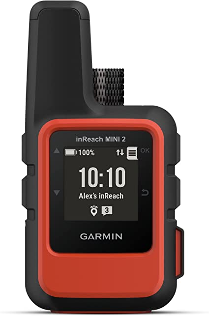 Garmin 010-02602-00 inReach Mini 2, Lightweight and Compact Satellite Communicator, Hiking Handheld, Orange