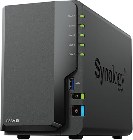 Synology DS224  2 Bay NAS Desktop: Efficient Storage Solution