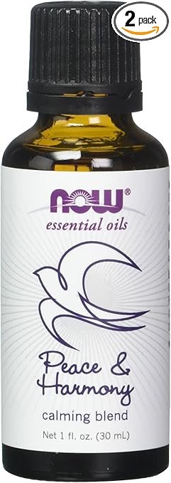 Now Foods Peace & Harmony Oil Blend 1 Fl Oz (Pack of 2)