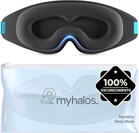 Sleep Mask - Eye Masks for Sleep - 100% Blackout Sleeping Mask for Women, Men & Side Sleepers - 3D Sleeping Eye Mask for Zero Eye Pressure - Award Winning Design, Eyelash Friendly & Breathable