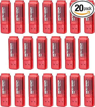 INLAND Micro Center Super Speed 20 Pack 16GB USB 3.0 Flash Drive Memory Stick Thumb Drive Data Storage Jump Drive Bulk, Much Faster Than USB2.0 Flash Drive, Red