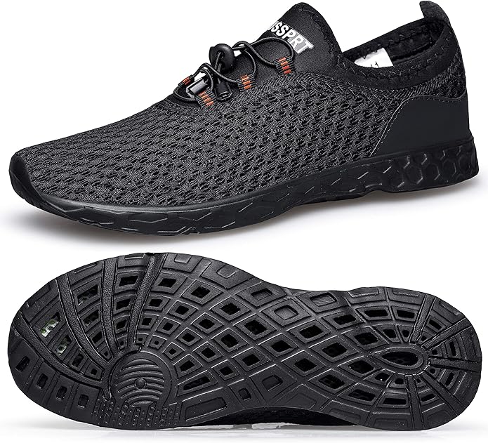 DOUSSPRT Men's Water Shoes Quick Drying Sports Aqua Shoes