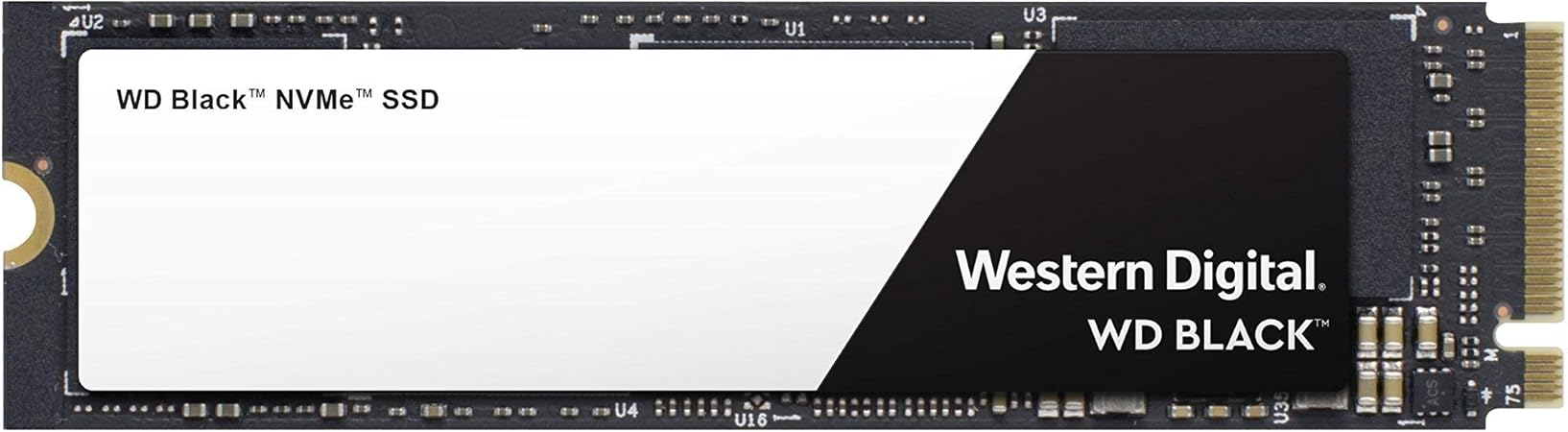 WD Black 500GB High-Performance NVMe PCIe Internal SSD - M.2 2280, 8 Gb/s - WDS500G2X0C