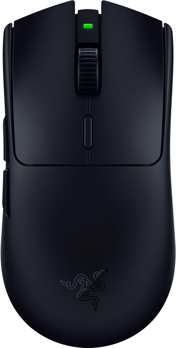 Razer Viper V3 HyperSpeed Wireless Esports Gaming Mouse: 82g Lightweight - Up to 280 Hr Battery - 30K DPI Optical Sensor - Gen-2 Mechanical Switches - 8 Programmable Controls - Classic Black
