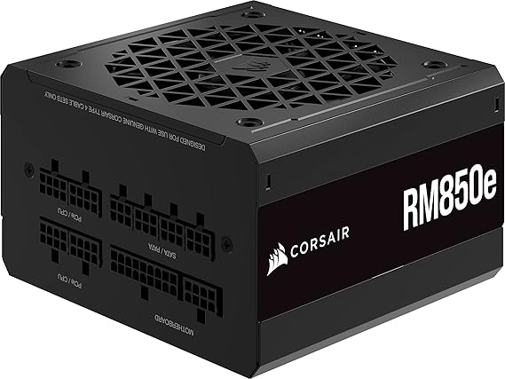 Corsair Rm850E Power Supply Unit 850 W 24-Pin ATX ATX Black, W128347033 (W 24-Pin ATX ATX Black)