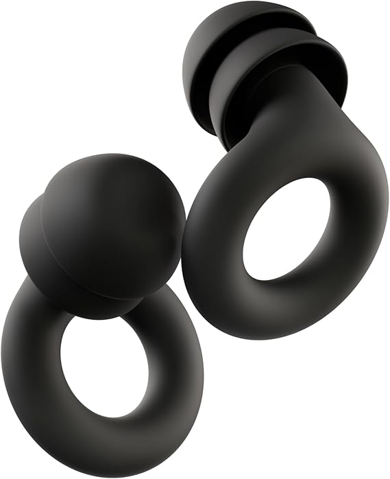 Loop Quiet 2 Plus Ear Plugs with Double Tips – Ultra-Comfy Reusable Earplugs for Sleep, Focus, Travel, Noise Sensitivity | Flexible Protection | 24 dB (SNR) Noise Reduction   3 dB with Double Tips