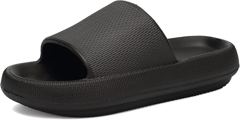 EQUICK Cloud Slides Pillow Slippers for Women and Men | Shower Slippers Bathroom Sandals | Ultra Soft | Cushioned Thick Sole | Indoor & Outdoor
