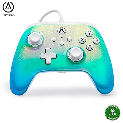 PowerA Advantage Wired Controller for Xbox Series X|S - Disco Ball, gamepad, wired video game controller, gaming controller, USB-C, Works with Xbox One, Officially Licensed
