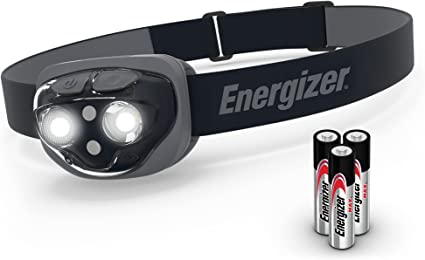 ENERGIZER LED Headlamp Pro360, Rugged IPX4 Water Resistant Head Light, Ultra Bright Headlamps for Running, Camping, Outdoor, Storm Power Outage (Batteries Included)