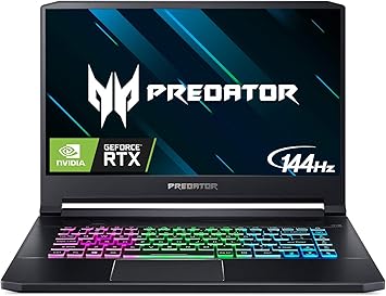 Acer Predator Triton 500 Thin & Light Gaming Laptop, Intel Core i7-8750H, GeForce RTX 2080 Max-Q, 15.6" Full HD 144Hz 3ms G-Sync IPS Display, 16GB DDR4, 512GB PCIe NVMe SSD, RGB KB, PT515-51-75L8